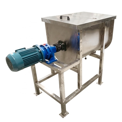 Horizontal Animal Feed Stainless Steel Ribbon Poultry Chicken Animal Feed Mixer In Kenya